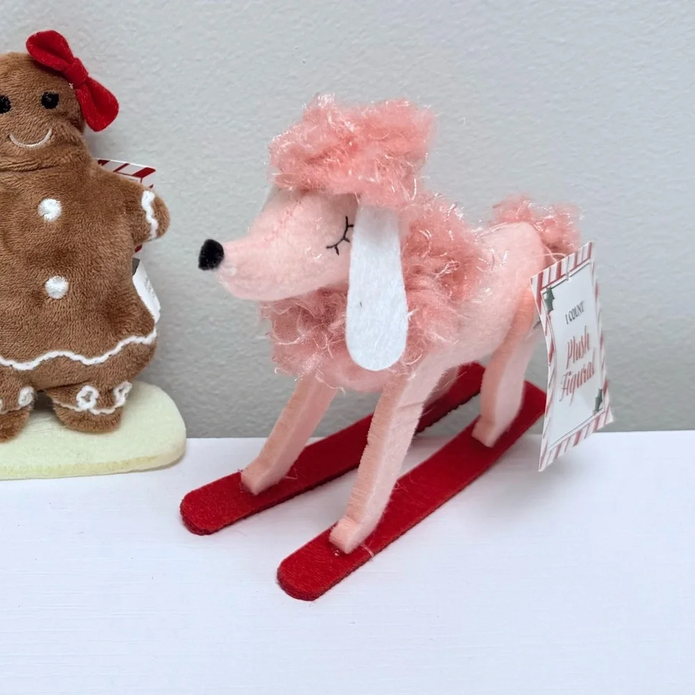 NEW Target Bullseye Playground Set of 4 Small Plush Christmas Figurals, 2025
